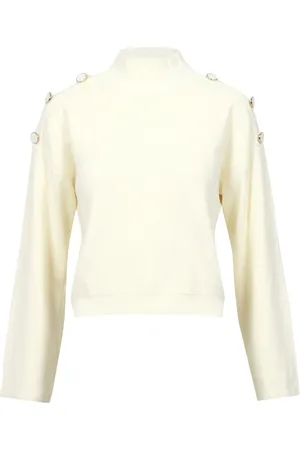 Kaos Femme, Pulls, , Taille: 42 FR Pull Crème à Col Haut