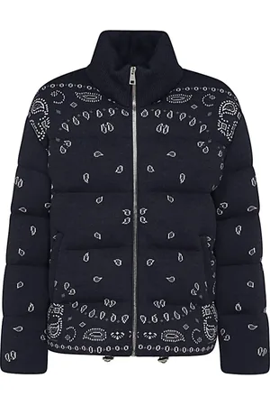 Alanui Homme, Vestes, Bleu, Taille: M Veste en laine à capuche