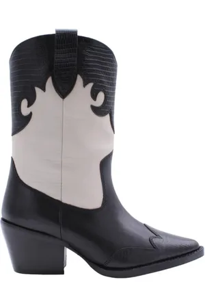 Bronx Femme, Chaussures, Noir, Taille: 36 EU Bottes de Cowboy Style Western pour Femmes