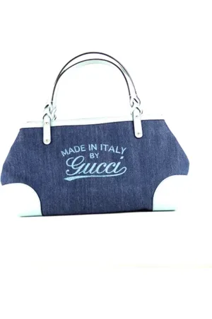 Gucci Femme, Pre-owned, Bleu, Taille: ONE Size Sac Gucci en denim bleu d`occasion