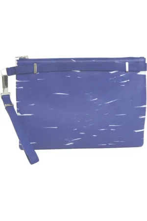Balenciaga Femme, Pre-owned, Bleu, Taille: ONE Size Pre-owned Cuir pochettes-minaudieres