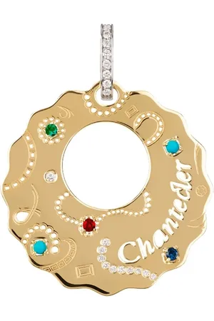 CHANTECLER Femme, Accessoires, Jaune, Taille: ONE Size Pendentif en Or avec 0,17 CT de Diamant