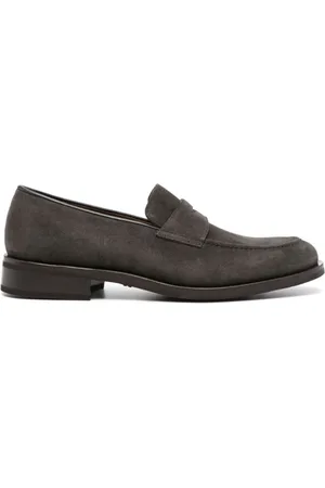 Fratelli Rossetti Homme, Chaussures, Gris, Taille: 44 EU Mocassins en daim, Doublure en cuir, Semelle en caoutchouc