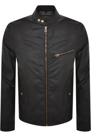 Belstaff Homme, Vestes, Noir, Taille: L Veste Walkham Cirée Noire