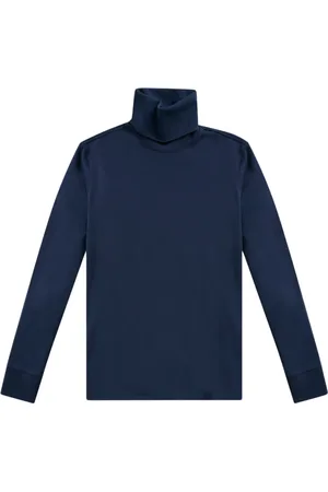 Brooks Brothers Homme, Tops, Bleu, Taille: XL T-Shirt en Coton Stretch Bleu Marine