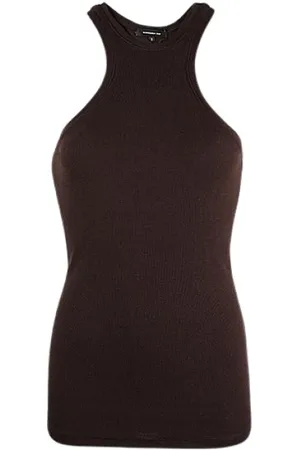 BARBARA BUI Femme, Tops, Brun, Taille: 42 FR Débardeur Sport-Chic pour Femmes