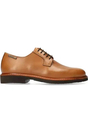 Mephisto Homme, Chaussures, Brun, Taille: 45 EU Chaussure à Lacets Faite Main avec Semelle Goodyear-Welt