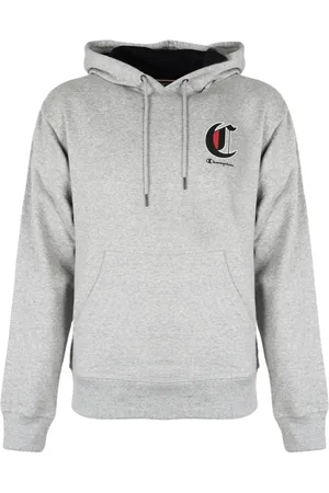 Champion Homme, Sweatshirts et sweats à capuche, Gris, Taille: L Sweat à capuche