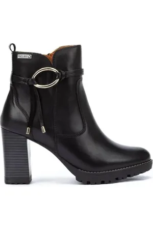 Pikolinos Femme, Chaussures, Noir, Taille: 41 EU Bottine Cloutée avec Talon de 9cm