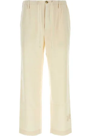 Nanushka Homme, Pantalons, , Taille: L Pantalon en Mélange Viscose Crème
