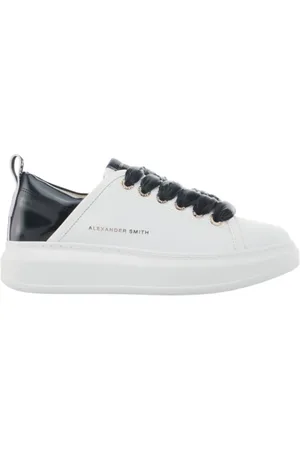 Alexander Smith Femme, Chaussures, Blanc, Taille: 37 EU Wembley Femme Blanc Noir