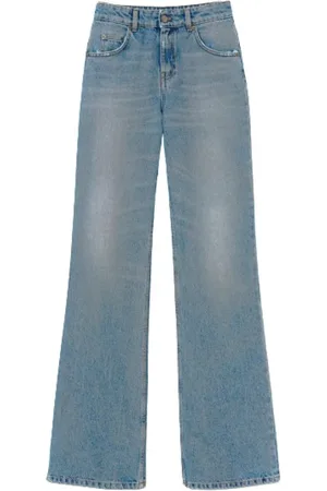 Twin-Set Femme, Jeans, Bleu, Taille: W27 Jean évasé en denim