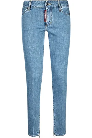 Dsquared2 Femme, Jeans, Bleu, Taille: 32 FR Jean Skinny Taille Moyenne