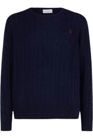 BALLANTYNE Homme, Pulls, Bleu, Taille: L Pull Sportif et Jeune