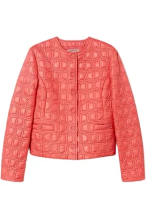 Twin-Set Femme, Vestes, , Taille: 42 FR Veste matelassée avec Oval T All Over Art. 231Tp2240