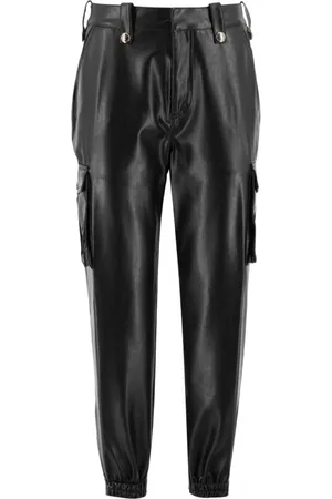 ERMANNO SCERVINO Femme, Pantalons, Noir, Taille: 38 FR Pantalon en cuir
