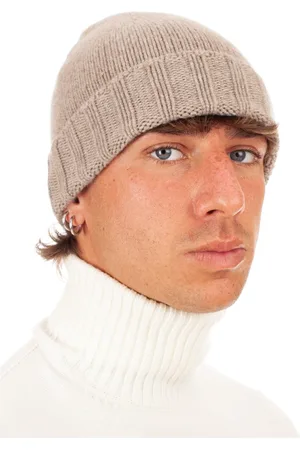 DRUMOHR Homme, Accessoires, Gris, Taille: ONE Size Bonnet I-Tech Dove Grey en cachemire