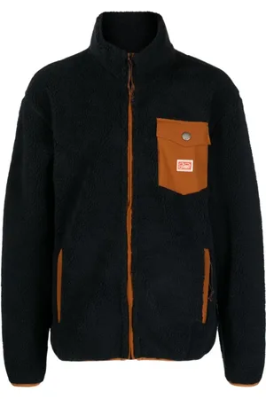 Deus Ex Machina Homme, Sport, Noir, Taille: L Bomber en Polaire Fletcher