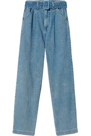 Twin-Set Femme, Jeans, Bleu, Taille: W29 Jean large avec ceinture