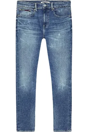 Tommy Hilfiger Homme, Jeans, Bleu, Taille: W30 Jean Slim Fit avec Effet Usé