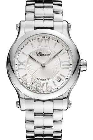 Chopard Femme, Accessoires, Blanc, Taille: ONE Size Happy Sport Montre Automatique en Acier