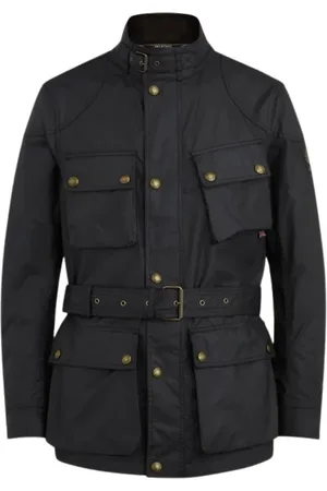 Belstaff Homme, Vestes, Noir, Taille: L Manteau Iconique Trialmaster Noir