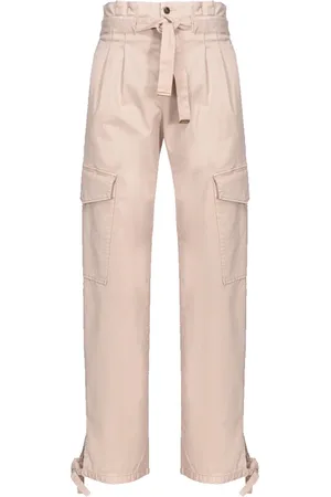 Pinko Femme, Pantalons, Rose, Taille: 40 FR Pantalon Cargo Rose