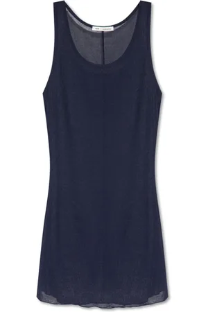Ami Femme, Tops, Bleu, Taille: 36 FR Haut côtelé