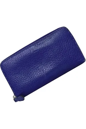 Fendi Femme, Pre-owned, Violet, Taille: ONE Size Portefeuille Fendi en Cuir Violet d`Occasion
