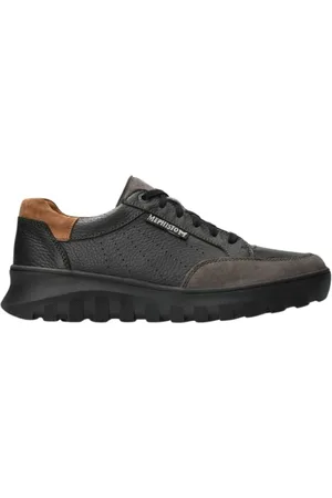 Mephisto Homme, Chaussures, Gris, Taille: 46 EU Baskets Flynn Tendance avec un Confort Inégalé