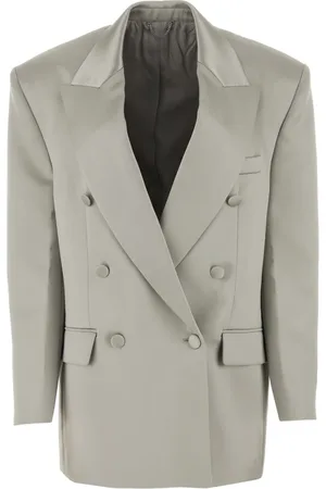 MAGDA BUTRYM Femme, Vestes, Gris, Taille: 36 FR Blazer Pull
