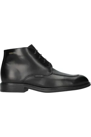 Mephisto Homme, Chaussures, Noir, Taille: 41 EU Bottine Homme Imperméable - Cuir Noir