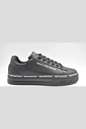 VERSACE Femme, Chaussures, Noir, Taille: 36 EU Chaussures à Lacets Noires pour Femmes
