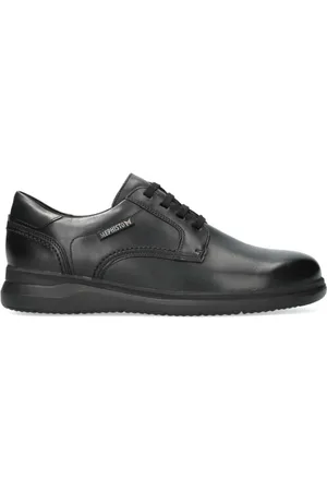 Mephisto Homme, Chaussures, Noir, Taille: 45 EU Chaussure à lacets confortable avec technologie damortissement des chocs