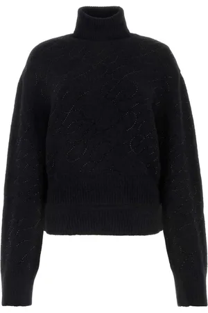 BLUMARINE Femme, Pulls, Noir, Taille: 36 FR Pull noir en mélange d`alpaga, Modèle élégant