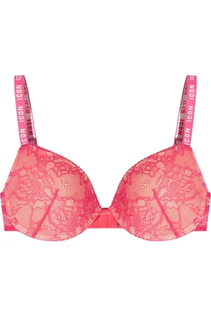 Dsquared2 Femme, Sous-vêtements, Rose, Taille: 40 FR Soutien-gorge push-up en dentelle