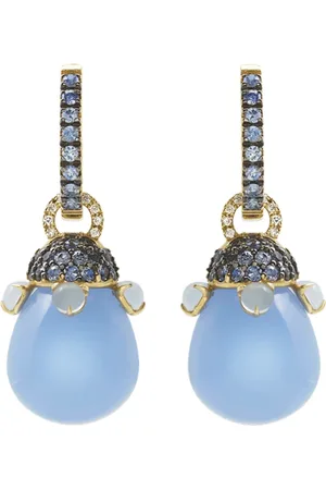 CHANTECLER Femme, Accessoires, Jaune, Taille: ONE Size Boucles doreilles Joyeuses en Or avec Diamant