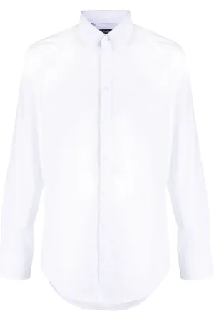 Dolce & Gabbana Homme, Chemises, Blanc, Taille: M Chemise Blanche à Col Évasé