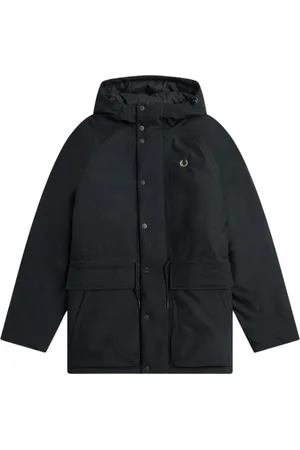 Fred Perry Homme, Vestes, Noir, Taille: S Veste à capuche noire