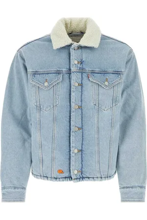 ERL Homme, Vestes, Bleu, Taille: S Veste en jean Levis Collaboration
