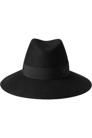 Le Mont St Michel Homme, Accessoires, Noir, Taille: S Chapeau en feutre de laine imperméable à large bord