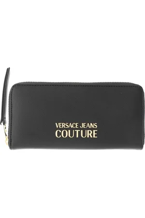 VERSACE Femme, Accessoires, Noir, Taille: ONE Size Portefeuille Thelma Saffiano PU