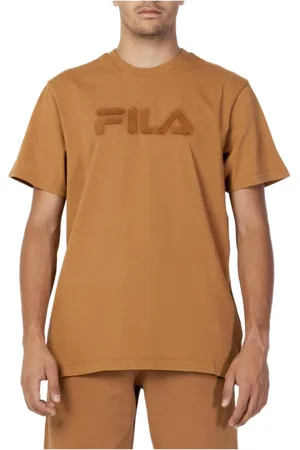 Fila Homme, Tops, Brun, Taille: L T-shirt Homme Marron Imprimé