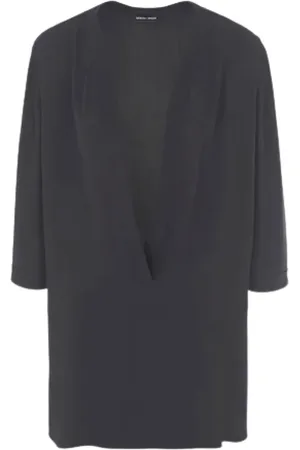 Giorgio Armani Femme, Blouses et Chemises, Bleu, Taille: 36 FR Chemisier en Georgette de Soie Sophistiqué
