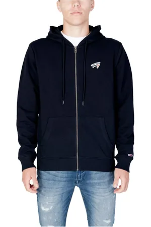 Tommy Hilfiger Homme, Sweatshirts et sweats à capuche, Bleu, Taille: M Sweat à capuche bleu pour homme