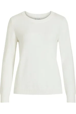 VILA Femme, Pulls, Blanc, Taille: 36 FR Tricot Femme Blanc