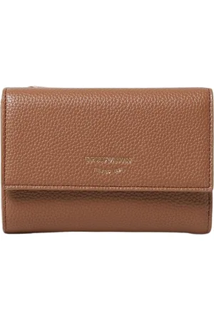 Giorgio Armani Femme, Accessoires, Brun, Taille: ONE Size Portefeuille Élégant