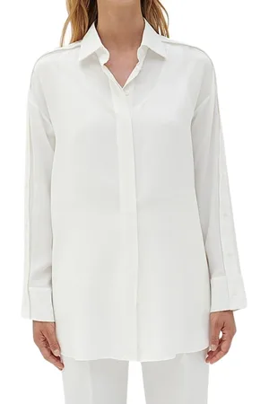 BARBARA BUI Femme, Blouses et Chemises, Blanc, Taille: 38 FR Chemise Femme avec Détail de Boutonnage