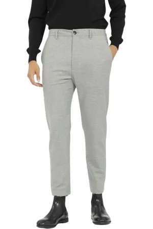 Nine In The Morning Homme, Pantalons, Gris, Taille: L Pantalon jogger avec fermeture éclair et ourlet ajustable