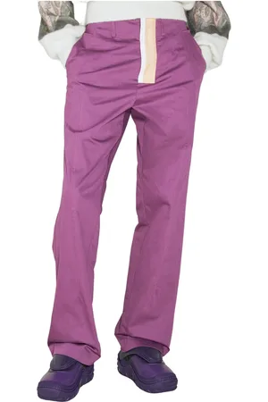 Kiko Kostadinov Homme, Pantalons, Violet, Taille: S Pantalon Diotima avec Panneaux Contrastés